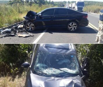 Colisão na BR-316 deixa três feridos em Caxias (MA)