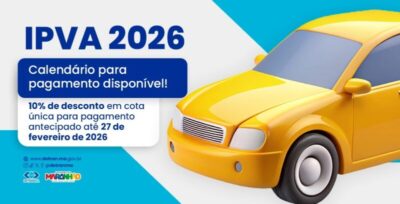 Calendário do IPVA 2026 é lançado com desconto até fevereiro