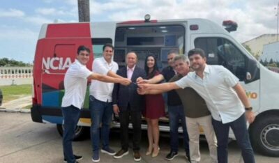 PRESIDENTE VARGAS RECEBE AMBULÂNCIA 0KM DO GOVERNO DO ESTADO E REFORÇA ATENDIMENTO À SAÚDE.