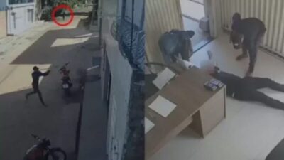 Dupla armada invade depósito de gás e rouba carro