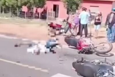 Colisão entre motos provoca três mortes na zona rural de Magalhães de Almeida