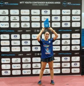 Atleta de Imperatriz, Alice Jacinto vence torneio internacional de tênis de mesa na Argentina