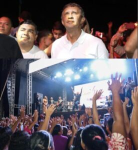 Prefeito Nonatinho reúne multidão no Dia do Evangélico e traz Mattos Nascimento para show em Matões