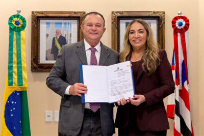 Brandão dá posse a coronel Augusta Andrade na Segurança