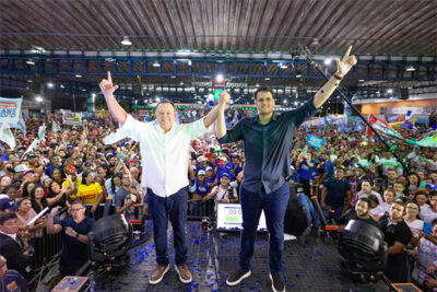 Com 40 mil pessoas e 182 prefeitos, Orleans Brandão lança pré-candidatura ao governo do Maranhão