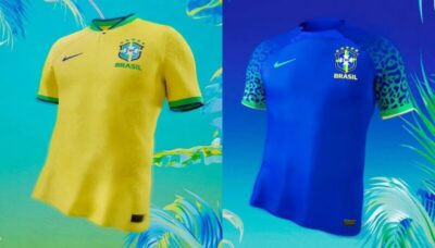 Nova camisa da Seleção Brasileira custa entre R$ 449 e R$ 749, e o modelo infantil sai por R$ 399