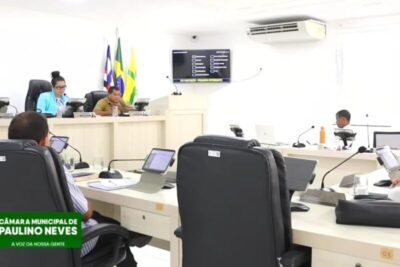 Sessão da Câmara de Paulino Neves é cancelada por falta de quórum: vereadores ausentes impedem realização do plenário