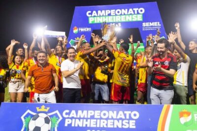 André da Ralpnet comemora sucesso do Campeonato Pinheirense