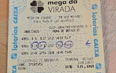 Bolão com participação de Bolsonaro acerta a quadra na Mega da Virada