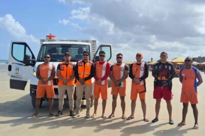 Operação Réveillon Seguro em Ribamar garante disciplina nas praias