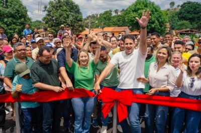 Orleans Brandão entrega mais obras em Gonçalves Dias