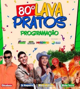 Contagem regressiva para a 80ª edição do Lava Pratos de Ribamar