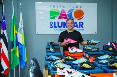 Fred Campos anuncia chuteiras e kits de canoagem para o “EducaPaço”