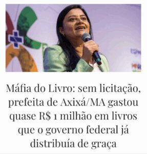 Máfia do Livro em Axixá? TCE questiona compra milionária de obras já fornecidas pelo Governo Federal