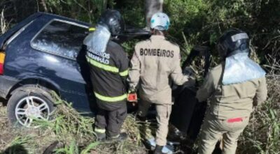 Pai Morre e esposa e filhos ficam feridos após acidente na BR-316