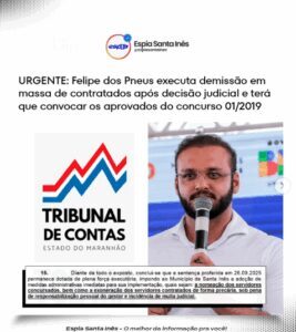 Irresponsabilidade administrativa leva a demissões em massa e aprofunda crise em Santa Inês Tom crítico e político