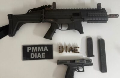 Líder de facção criminosa é preso com submetralhadora na BR-135