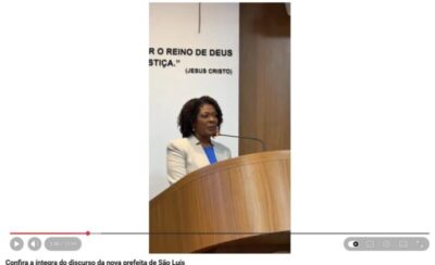 Confira a íntegra do discurso da nova prefeita de São Luís