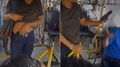 Guarda municipal é afastada após apontar arma para motorista de ônibus