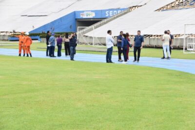 MPMA vistoria obras e manutenção no Estádio Castelão, em São Luís