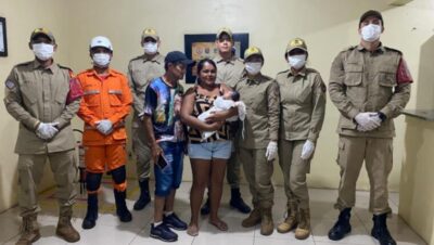 Bombeiros ajudam no nascimento de bebê em São Luís