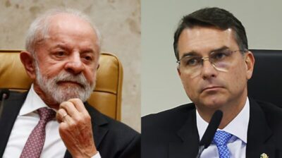 Atlas/Bloomberg: Flávio Bolsonaro tem 47,6% e Lula registra 46,6% em eventual segundo turno
