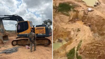 PF deflagra operação contra garimpo ilegal de ouro em Centro Novo