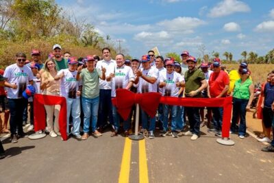 Governador Carlos Brandão entrega estrada de Santana em São João Batista