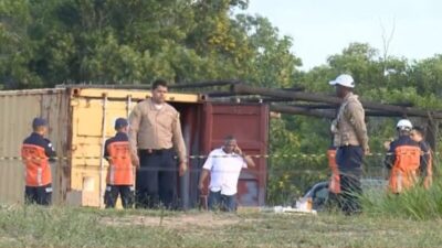 Homem morre em explosão durante serviço em contêiner com produtos químicos