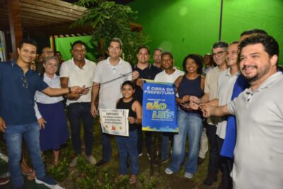 Prefeitura de São Luís entrega praças com quadras poliesportivas revitalizadas no Bequimão e Parque dos Sabiás