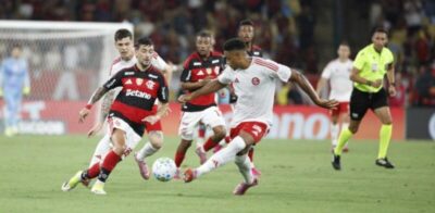 No confronto de cariocas e gaúchos, um empate e uma goleada: Flamengo 1 x 1 Internacional e Grêmio 5 x 3 Botafogo