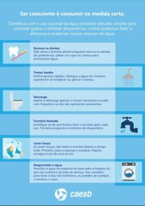 Dicas de Economia de Água