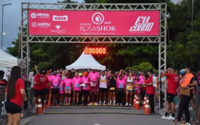 Corrida Rosa Shok deve reunir 5 mil pessoas na Avenida Litorânea neste domingo (8)