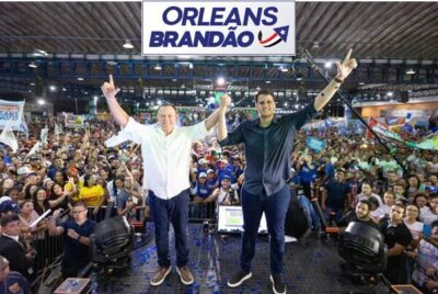 Com 40 mil pessoas e 182 prefeitos, Orleans Brandão lança pré-candidatura ao governo do Maranhão