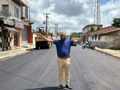 Parceria entre Estado e Prefeitura garante novas ruas asfaltadas em Peri Mirim