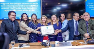 Iracema Vale recebe homenagem da Câmara de São Luís