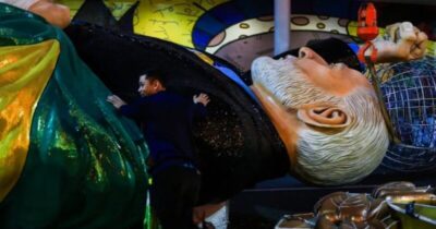 Petistas evitam comentar queda de escola que homenageou Lula