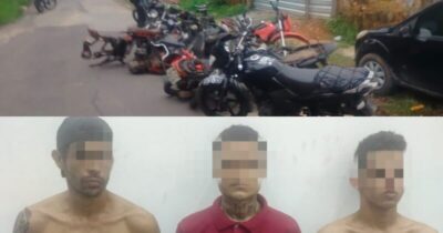 PM acha mais de 20 motos roubadas em desmanche clandestino
