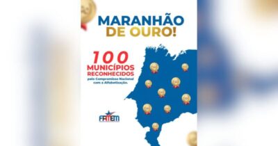 100 cidades do MA recebem Selo Ouro de Alfabetização
