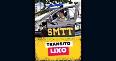 Trânsito lixo