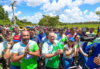 Prefeito Roberto Costa e Governador Carlos Brandão inauguram estrada e autorizam novas obras