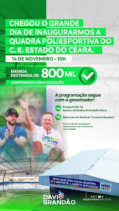 Governador Carlos Brandão inaugura escolas nesta sexta-feira em Bacabal