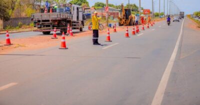 Prefeitura acompanha finalização de obra no Posto Fiscal; acessos deverão ser  ajustados