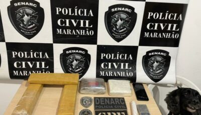 Polícia Civil desmonta ponto de distribuição de drogas e prende duas pessoas em Timon