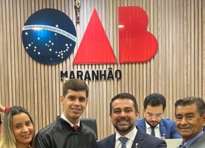 A BAIXADA MARANHENSE GANHA UM DOS MAIS JOVENS DO MARANHÃO, DR YURI PINHEIRO NATURAL DE PALMEIRÂNDIA RECEBE CARTEIRA DA OAB