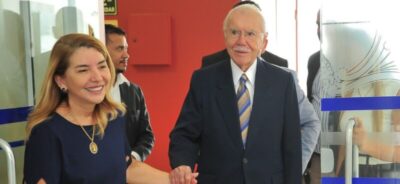 Iracema Vale recebe José Sarney em visita de cortesia à Assembleia Legislativa