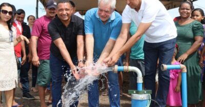 Prefeito Nonatinho encerra o ano com inauguração de poço tubular em Matões