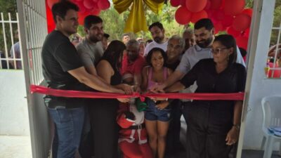 Orleans Brandão entrega obras em Itapecuru-Mirim
