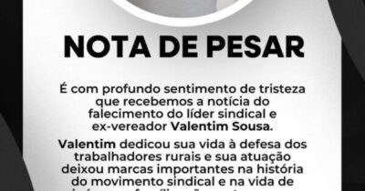 Morre o ex-presidente do Sindicato dos trabalhadores rurais de São…
