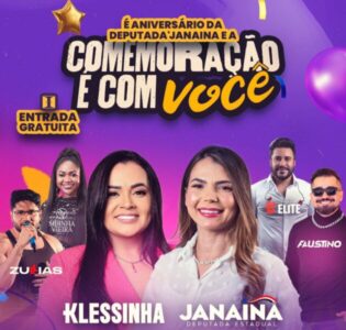 Deputada Janaina convida população para grande festa de aniversário em Imperatriz